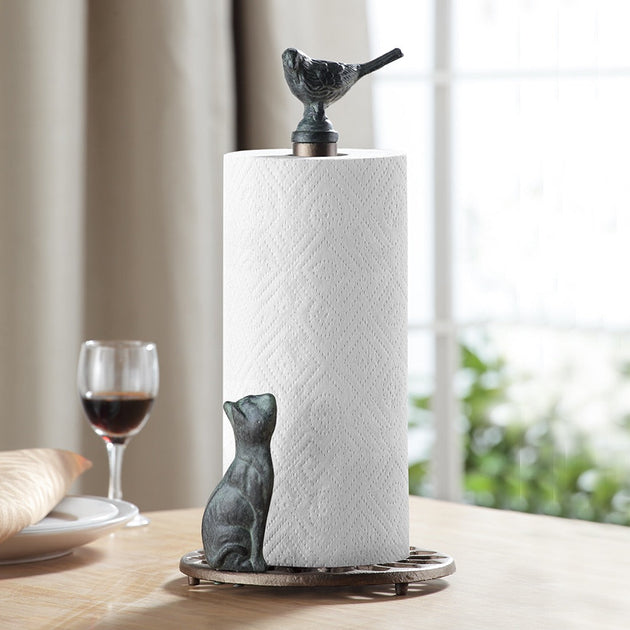 Cat Kitchen Paper Towel Holder - Whimsical Home Accessory - ApolloBox