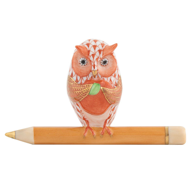 Herend Teacher Owl Figurine 