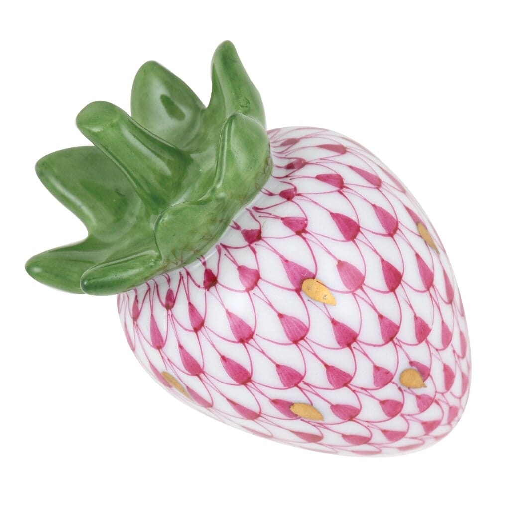 Herend Strawberry Figurine Figurines Herend Raspberry (Pink) 