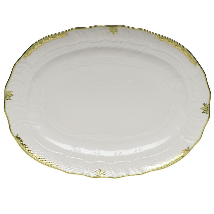 Herend Princess Victoria Platter Platters Herend Green 