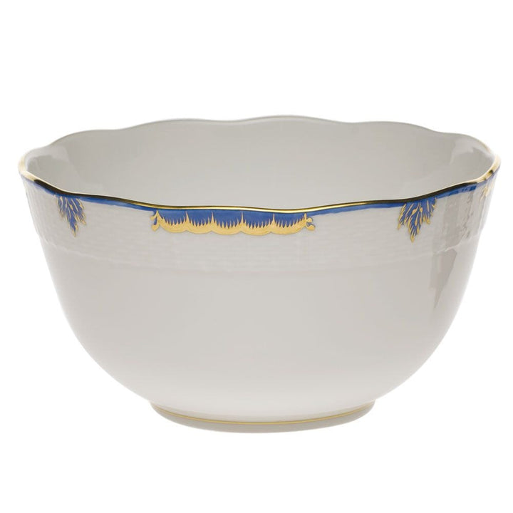 Herend Princess Victoria Round Bowl Dinnerware Herend Blue 