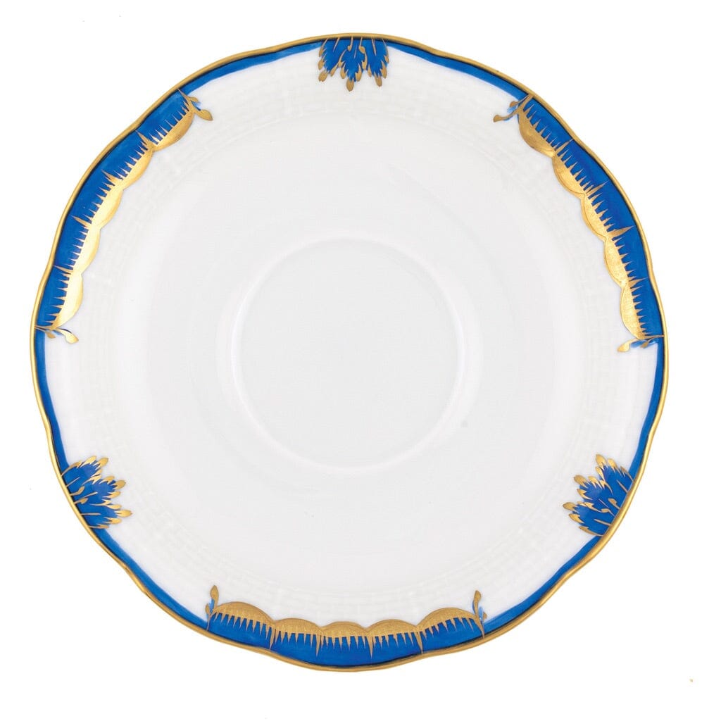 Herend Princess Victoria Tea Saucer Dinnerware Herend Blue 