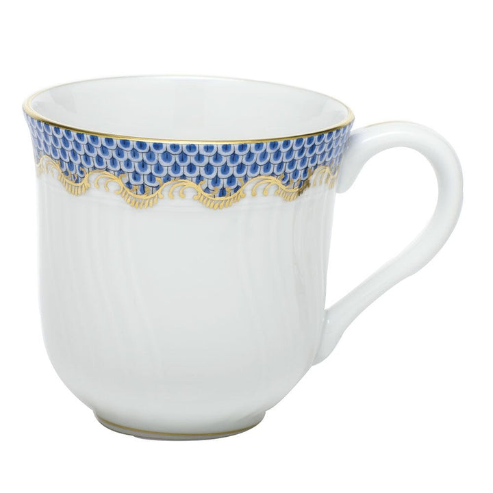 Herend Fish Scale Mug Dinnerware Herend Blue 