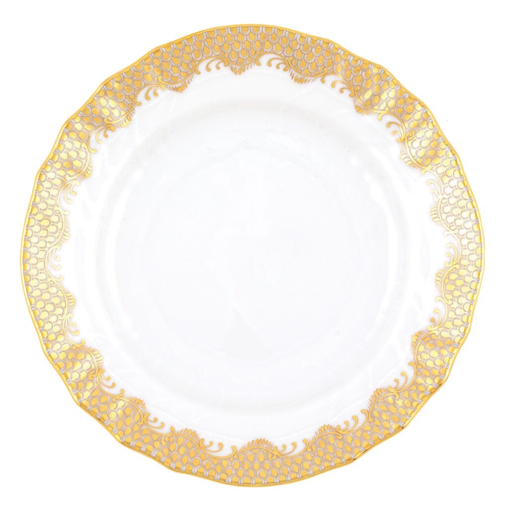 Herend Fish Scale Bread And Butter Plate Dinnerware Herend Gold 