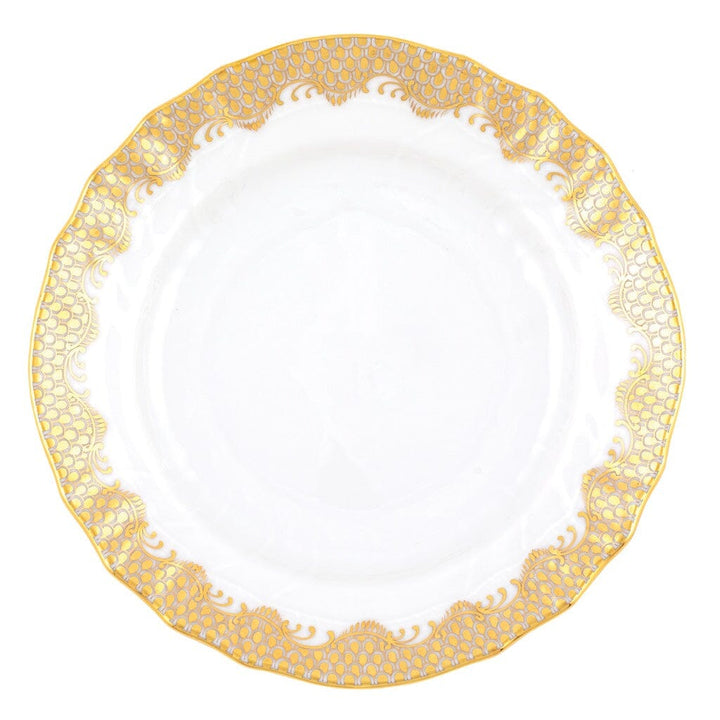 Herend Fish Scale Bread And Butter Plate Dinnerware Herend Gold 