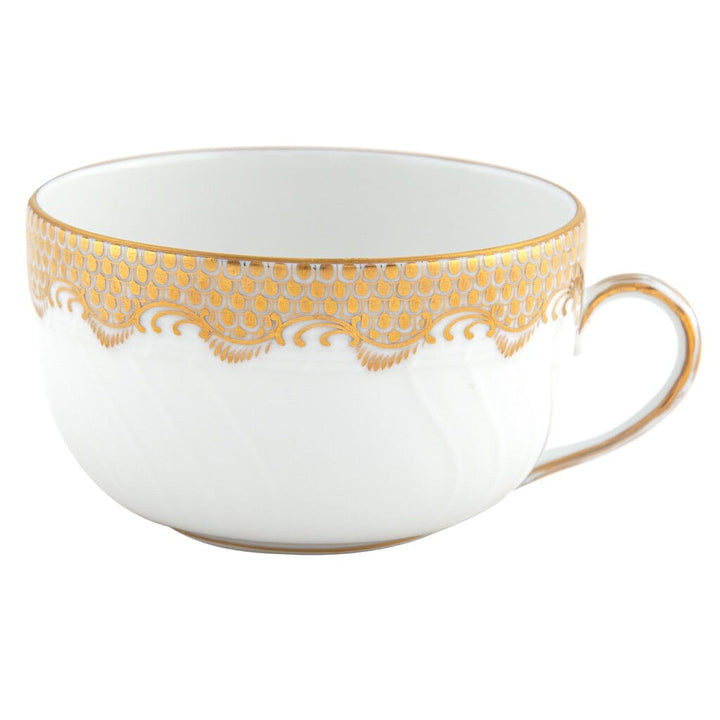 Herend Fish Scale Canton Cup Dinnerware Herend Gold 