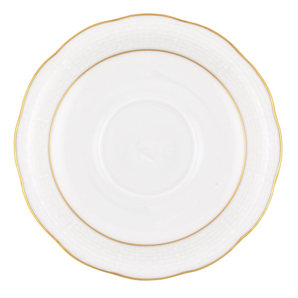 Herend Golden Edge Tea Saucer Dinnerware Herend 