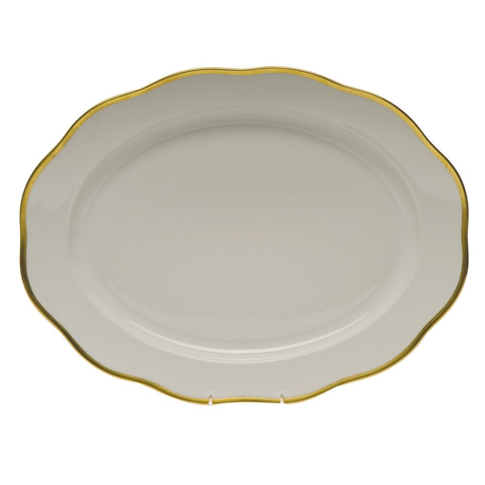 Herend Gwendolyn Oval Platter - 17 Inch Platters Herend