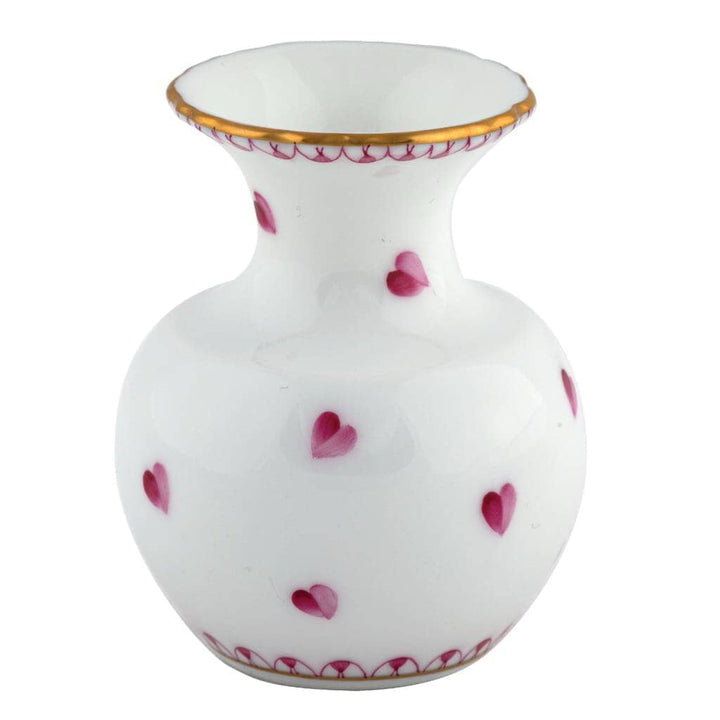 Herend Small Heart Vase Vases Herend 