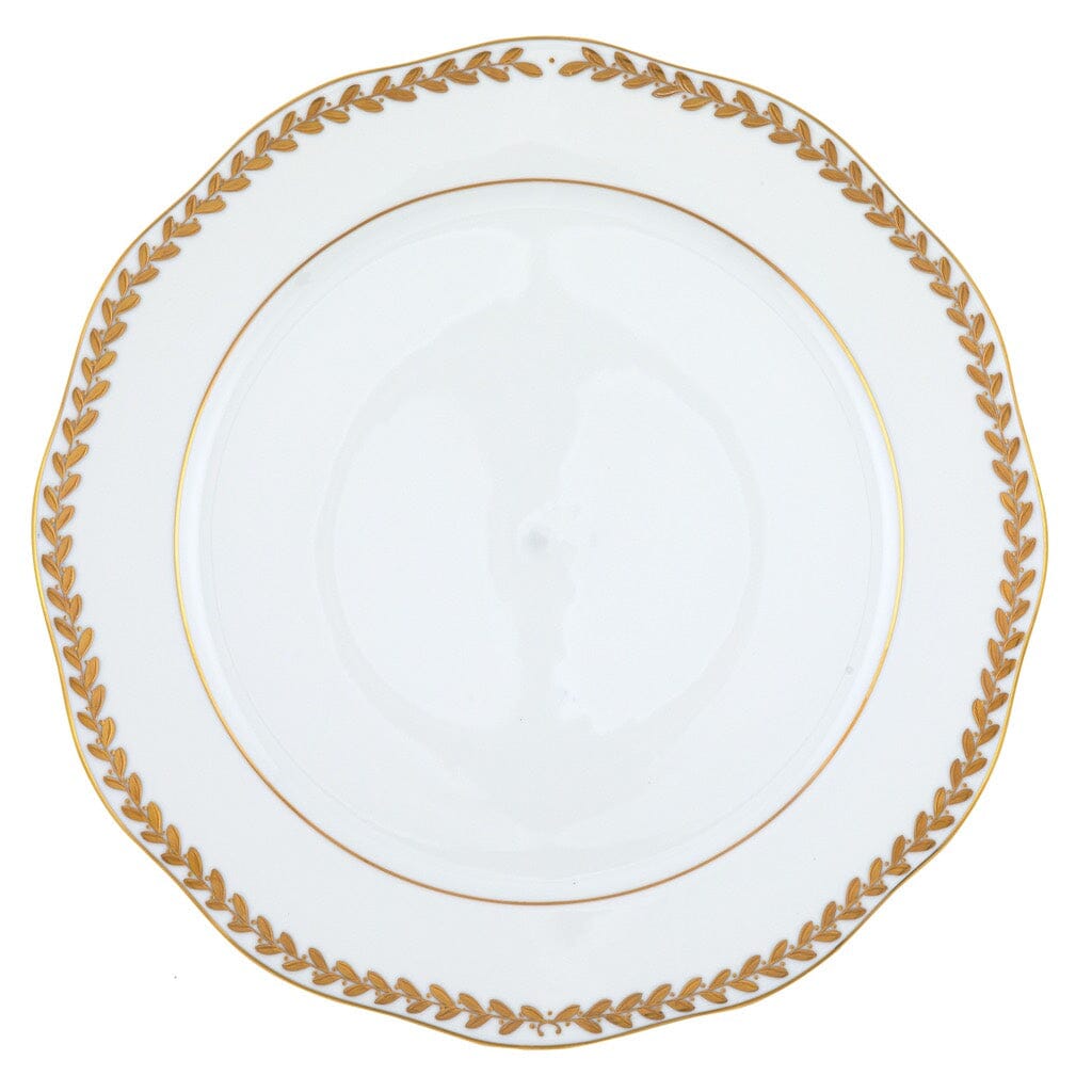 Herend Golden Laurel Charger Dinnerware Herend 