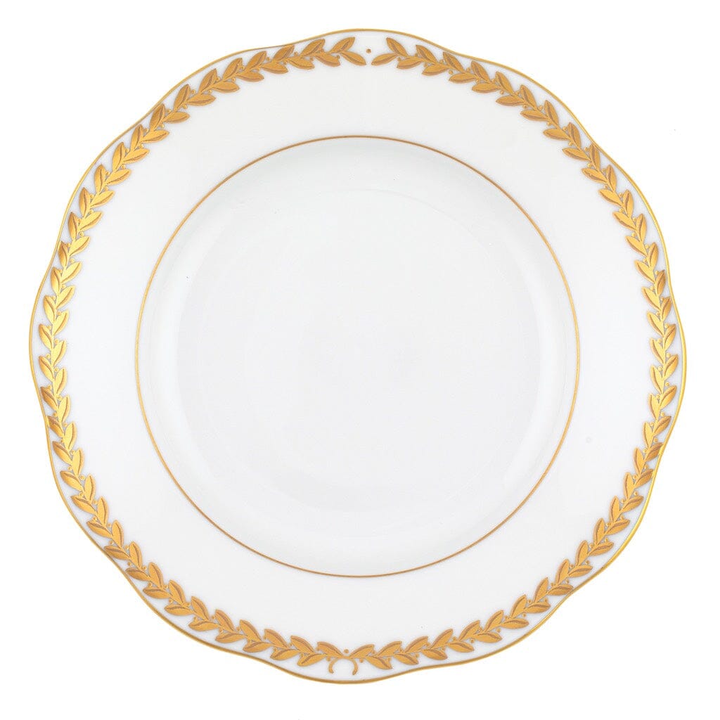 Herend Golden Laurel Salad Plate Dinnerware Herend 