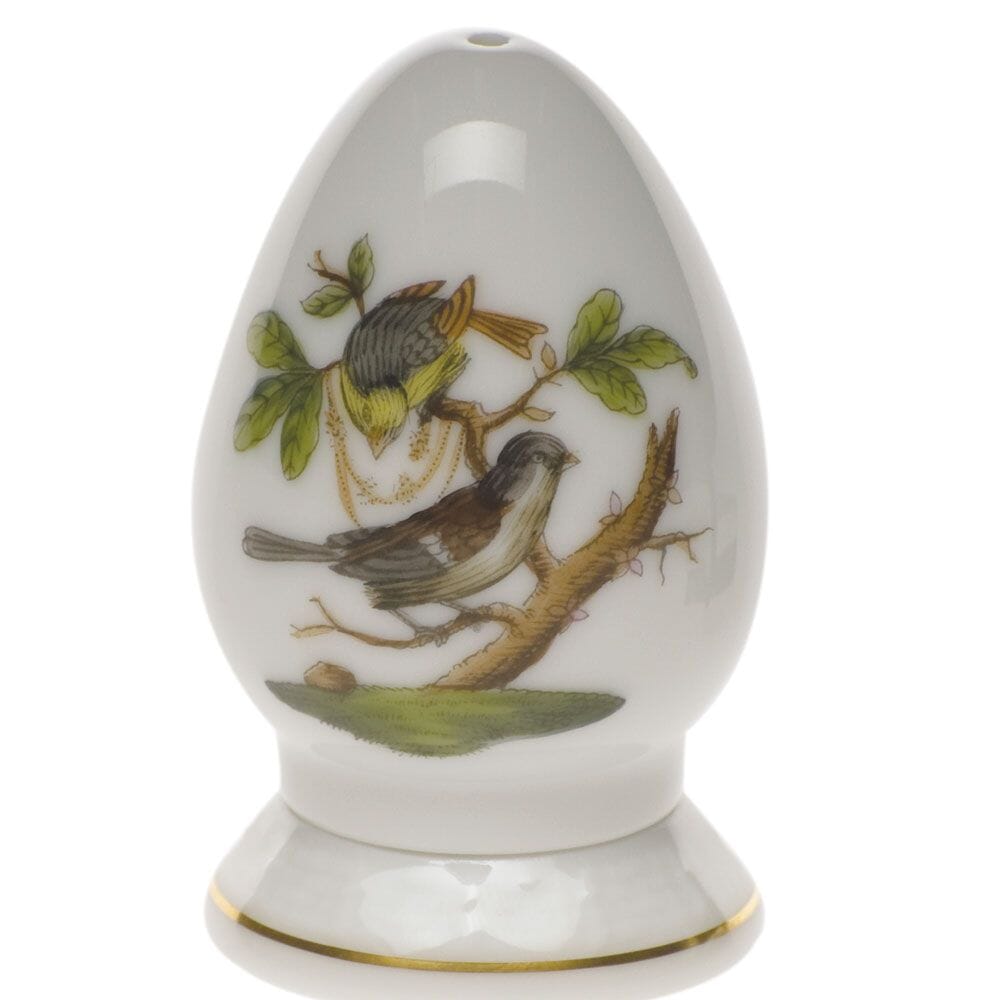 Herend Rothschild Bird Pepper Shaker Single Hole Dinnerware Herend 