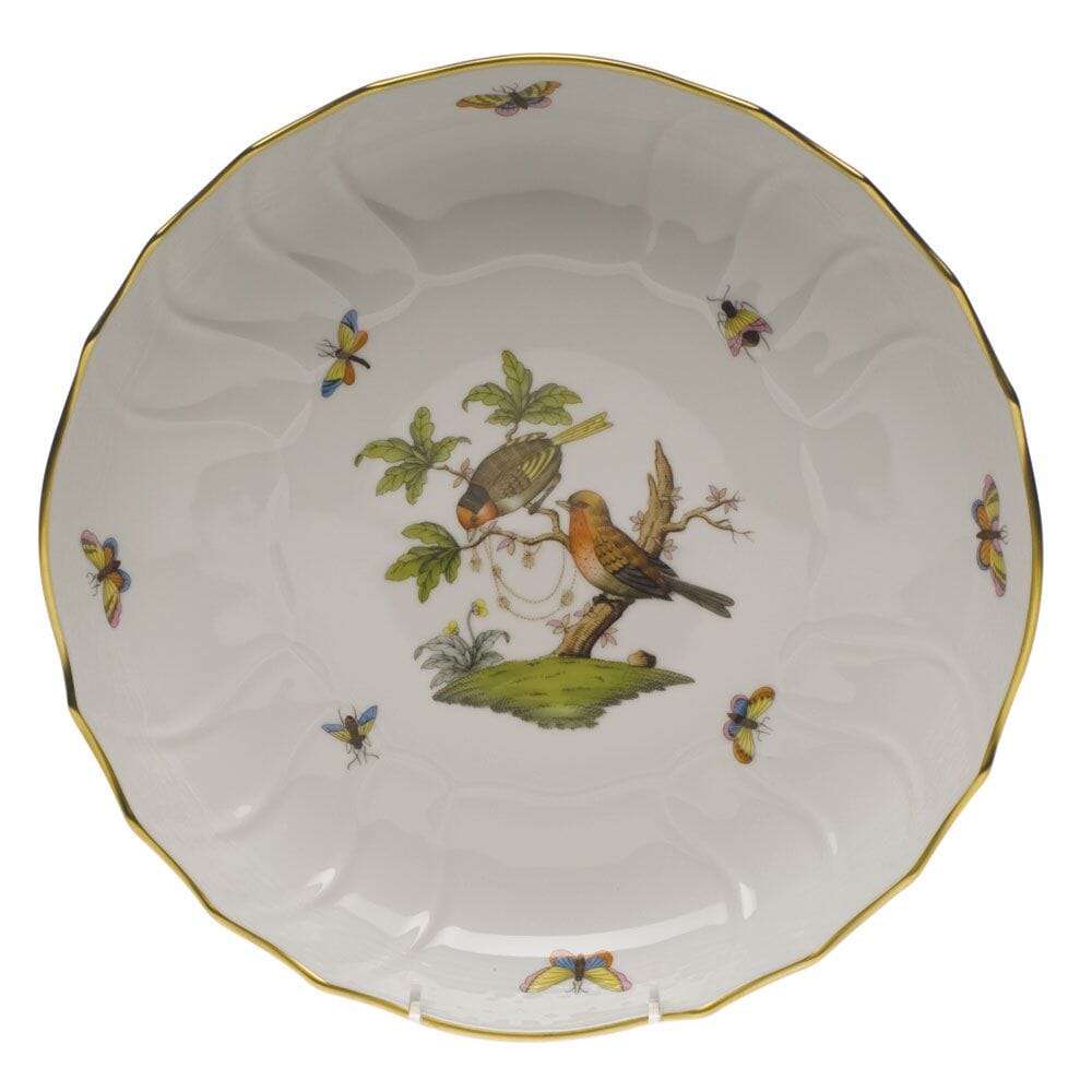 Herend Rothschild Bird Open Vegetable Bowl Dinnerware Herend 