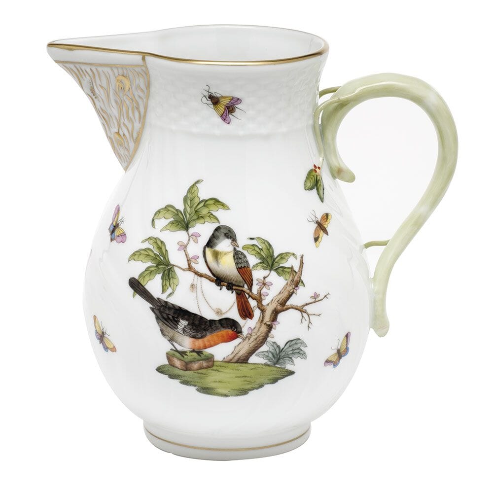 Herend Rothschild Bird Pitcher Dinnerware Herend 