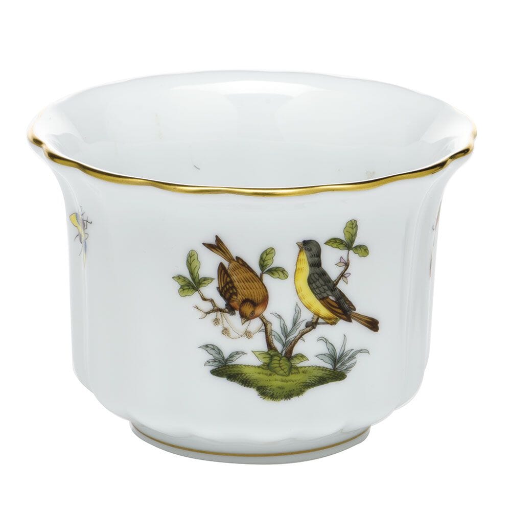 Herend Rothschild Bird Mini Cachepot Dinnerware Herend 