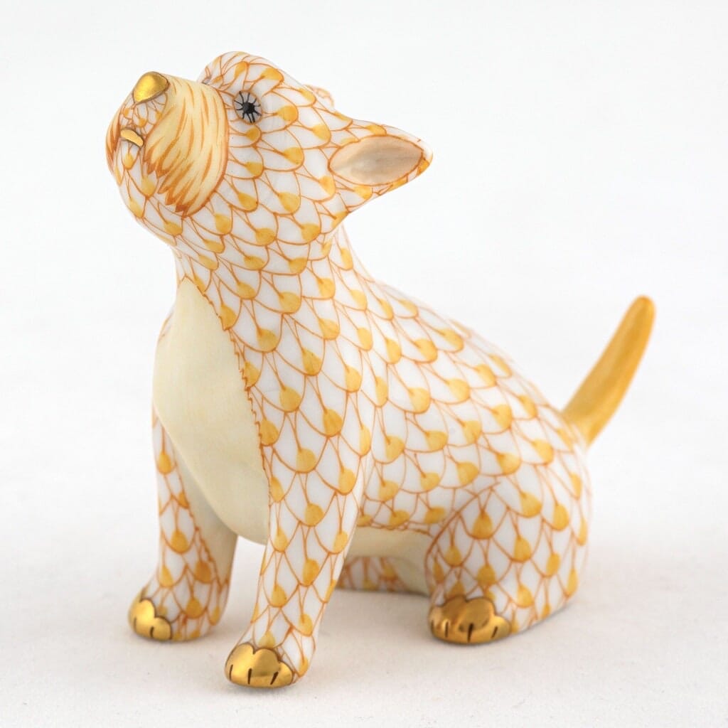 Herend Singing Westie Figurine Figurines Herend Butterscotch 