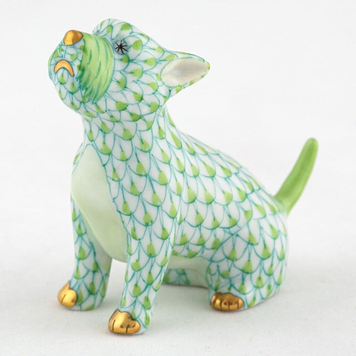 Herend Singing Westie Figurine Figurines Herend Lime Green 