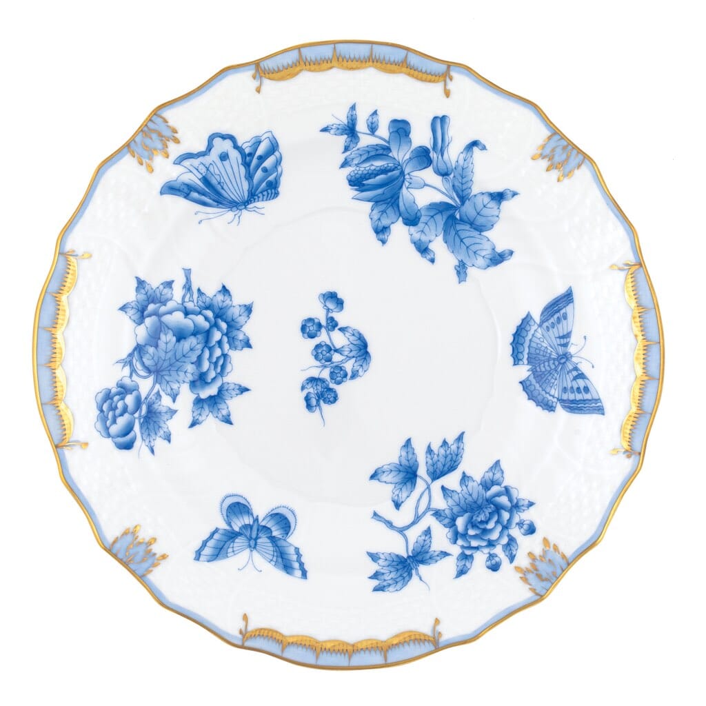 Herend Fortuna Salad Plate Dinnerware Herend Blue 