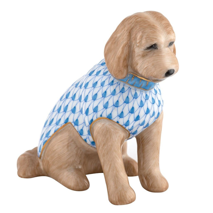 Herend Labradoodle Figurine Figurines Herend Blue 