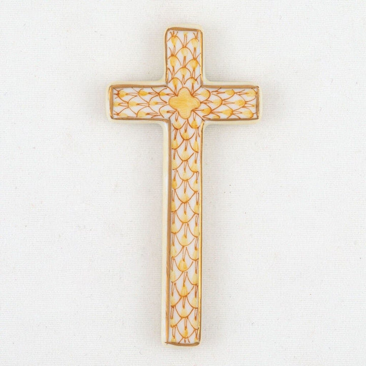 Herend Miniature Cross Figurines Herend Butterscotch 