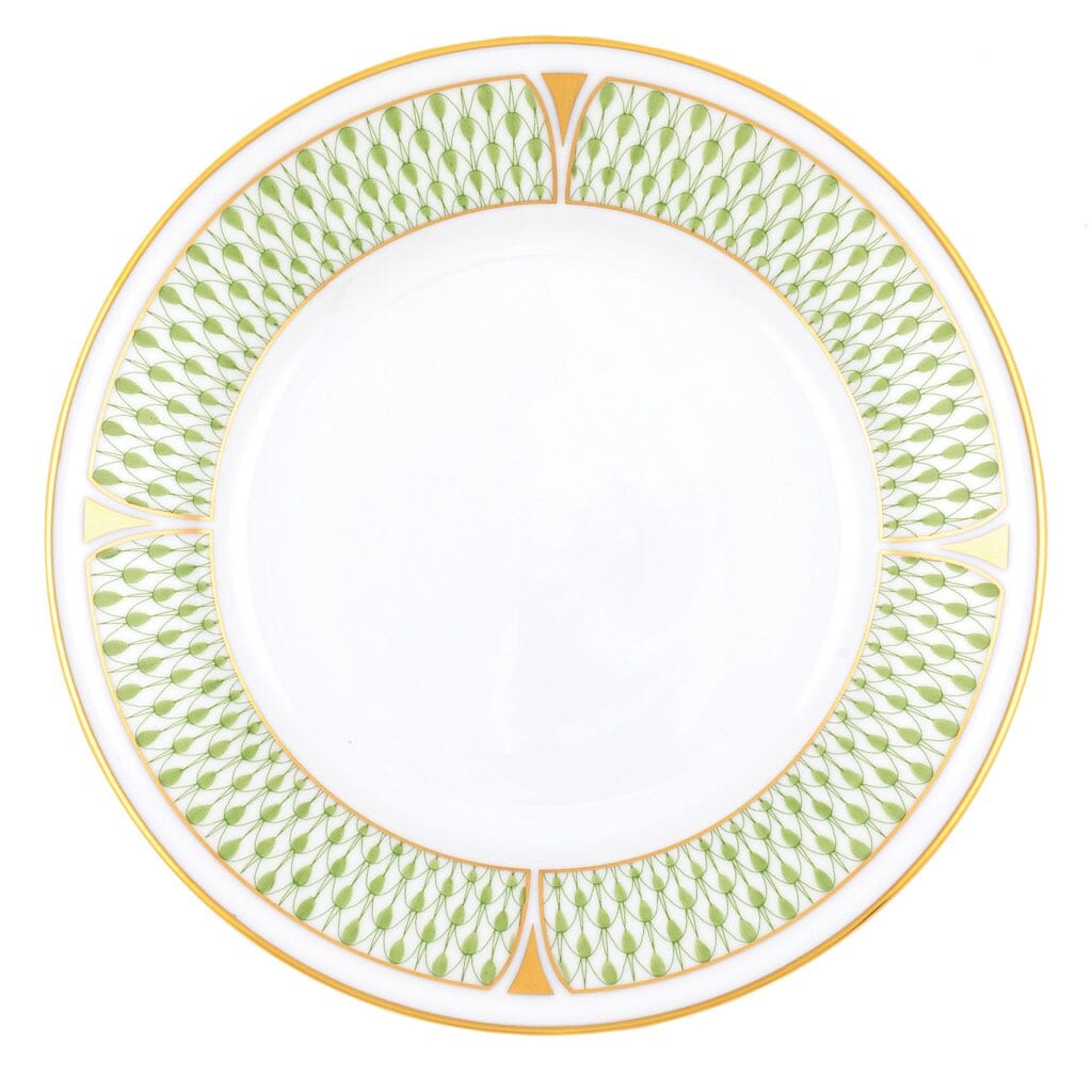 Herend Art Deco Bread And Butter Plate Dinnerware Herend Green 