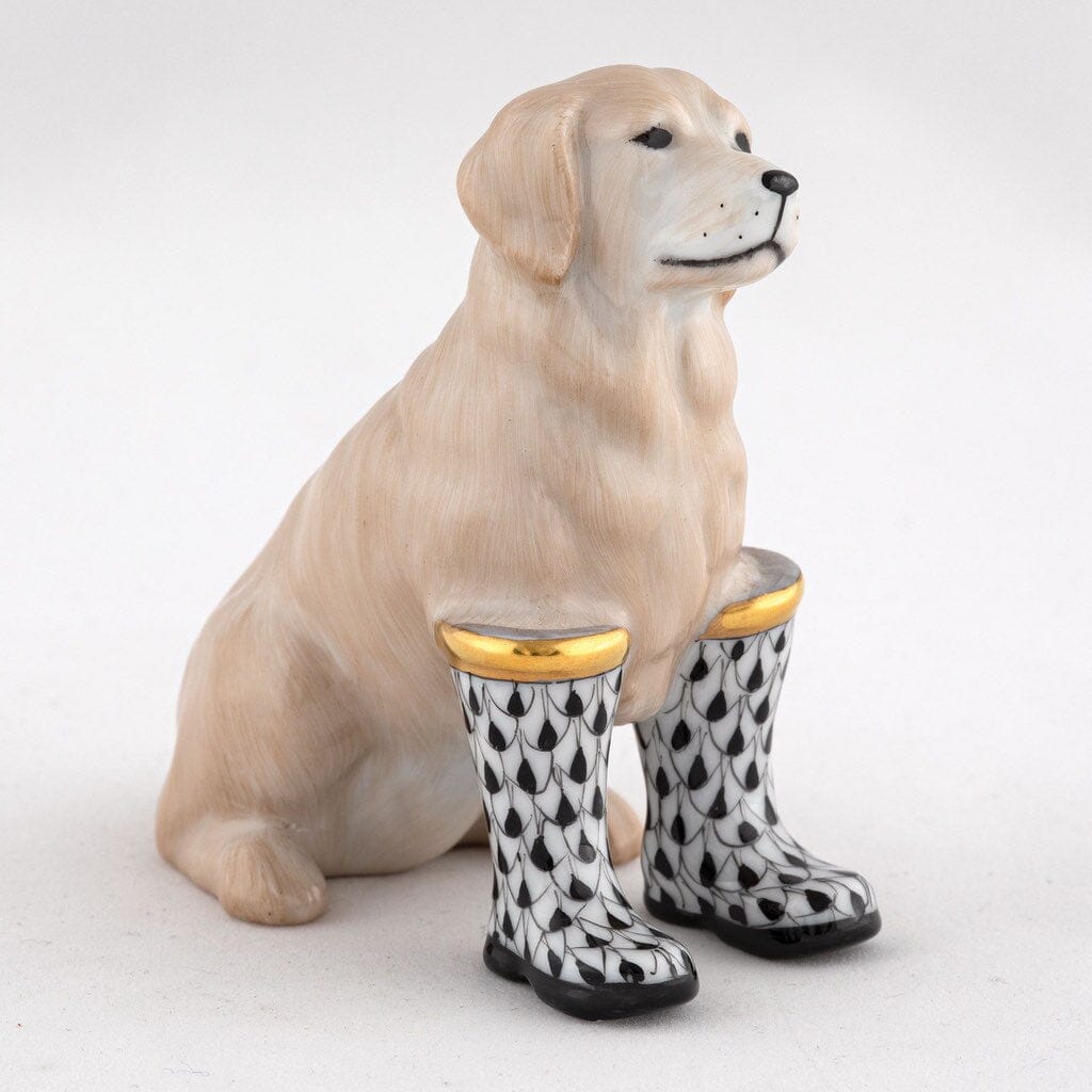 Herend Rainy Day Retriever Figurine Figurines Herend 