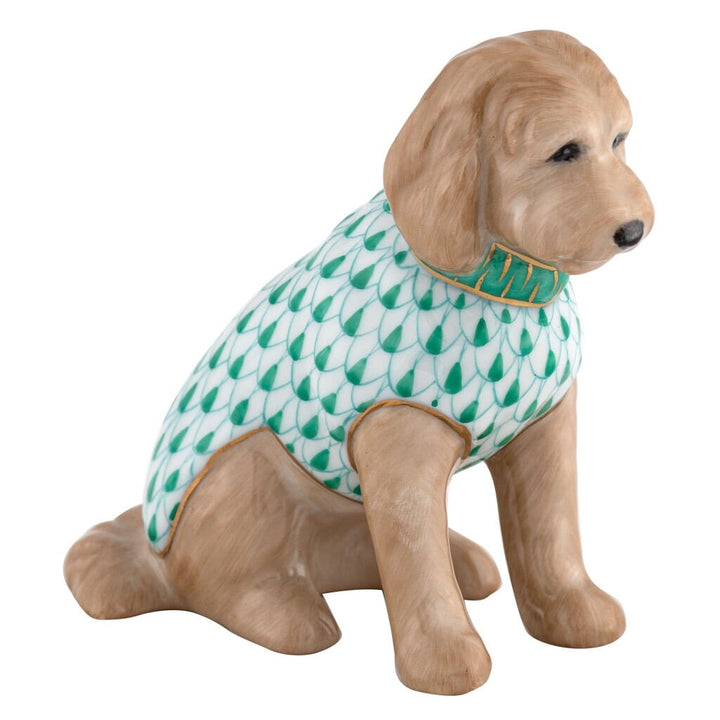 Herend Labradoodle Figurine Figurines Herend Green 