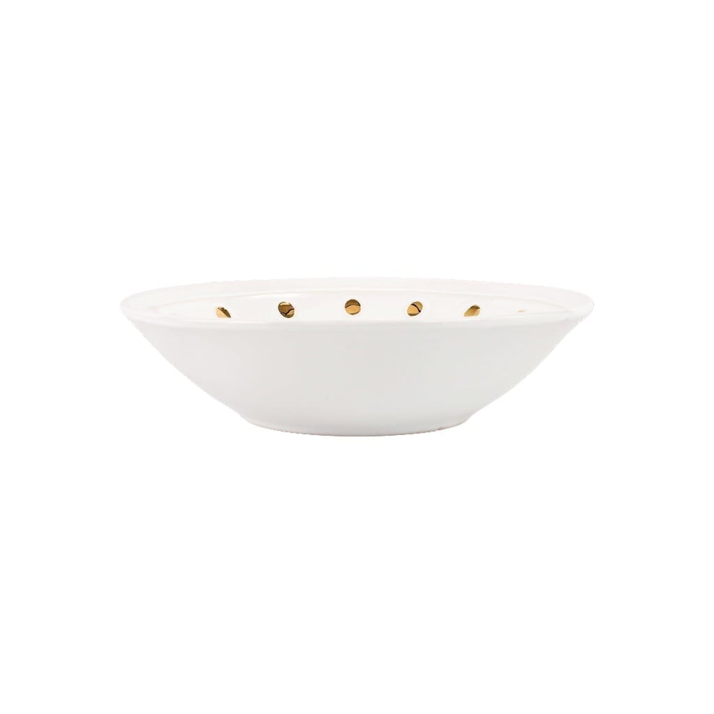 Vietri Medici Gold Pasta Bowl Dinnerware Vietri 