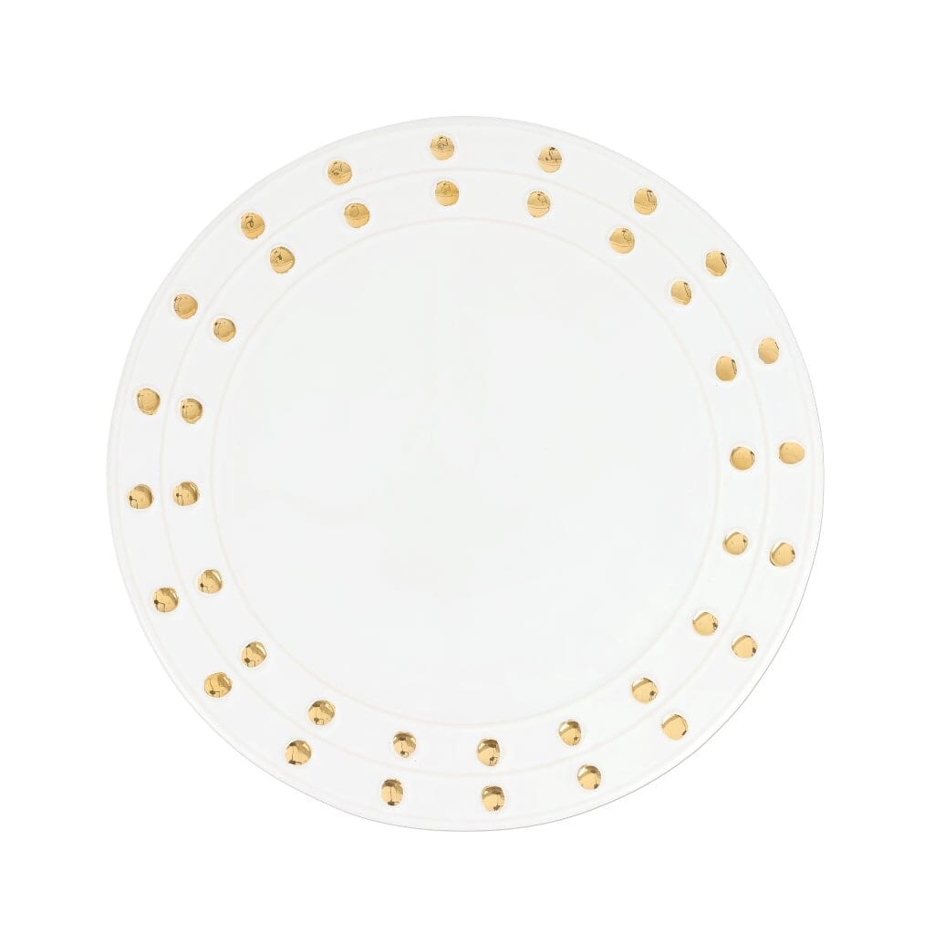 Vietri Medici Gold Cake Stand Dinnerware Vietri 