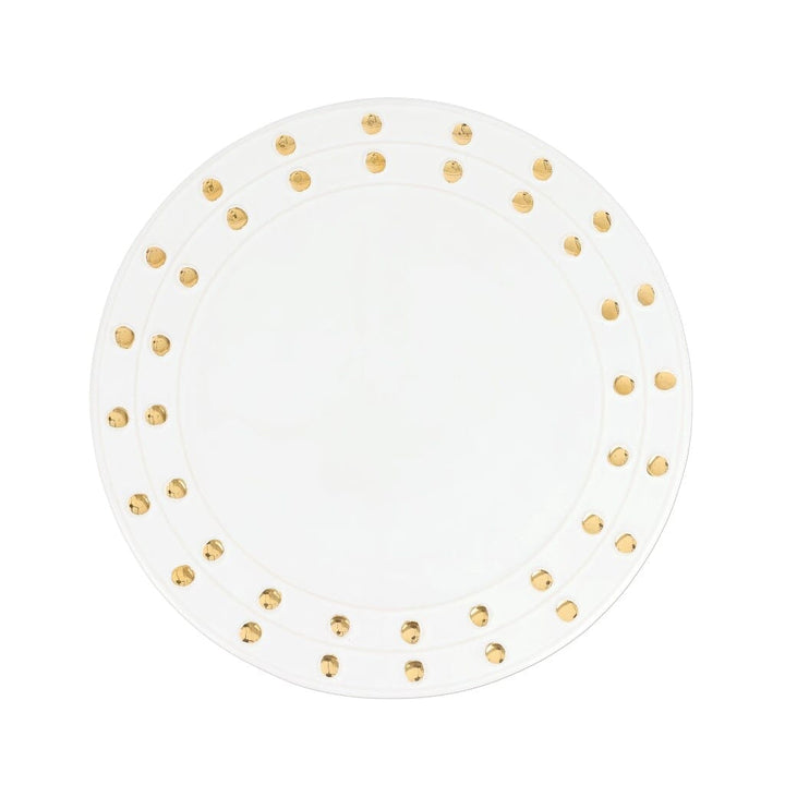 Vietri Medici Gold Cake Stand Dinnerware Vietri 