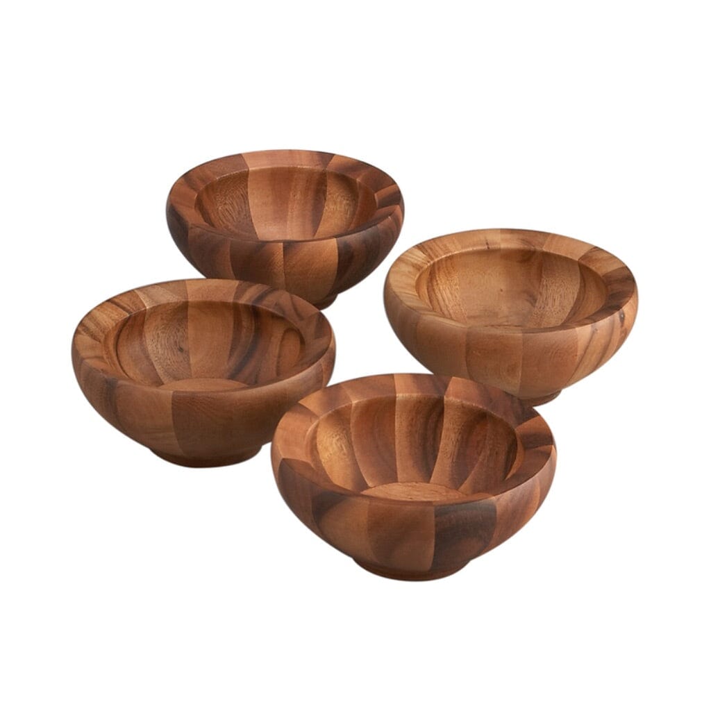 Nambe Yaro Salad Bowls, Set of 4 Salad Bowls Nambe 