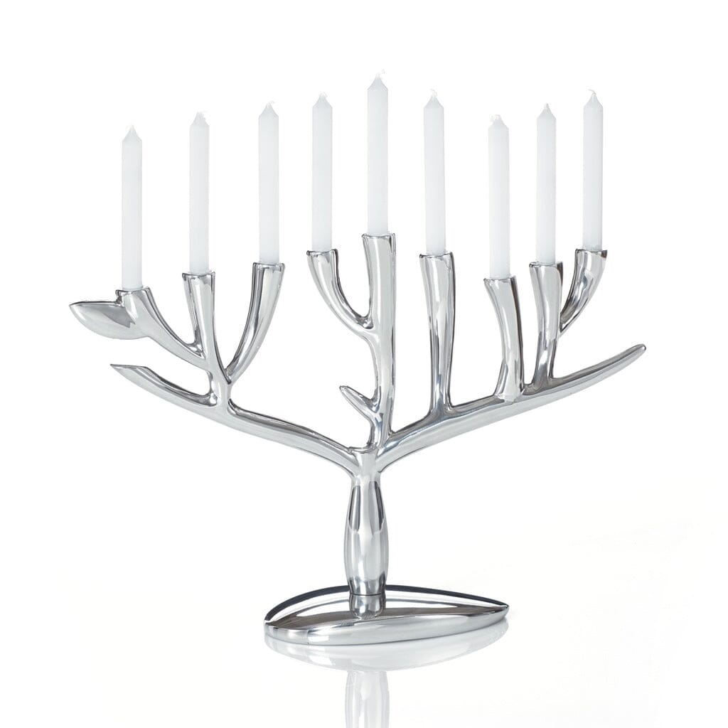 Nambe Tree of Life Menorah Judaica Nambe 