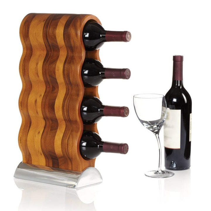 Nambe Curvo Wine Rack Barware Nambe 