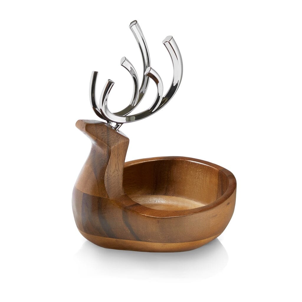 Nambe Reindeer Candy Dish Christmas Nambe 