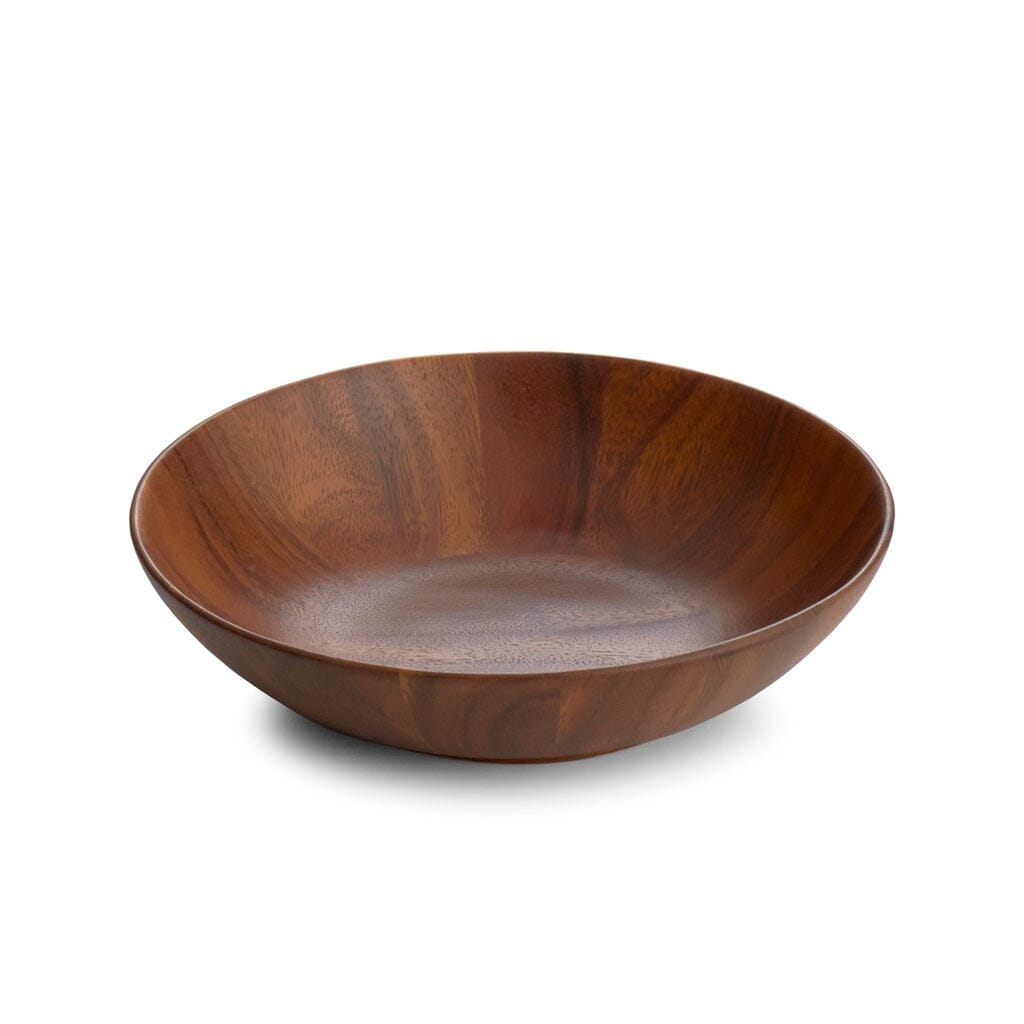 Nambe Skye Wood Individual Salad Bowl Salad Bowls Nambe 