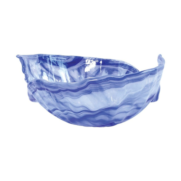 Vietri Onda Glass Cobalt Round Bowl Dinnerware Vietri 