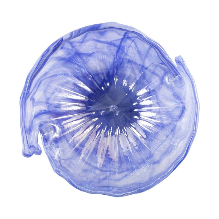 Vietri Onda Glass Cobalt Round Bowl Dinnerware Vietri 