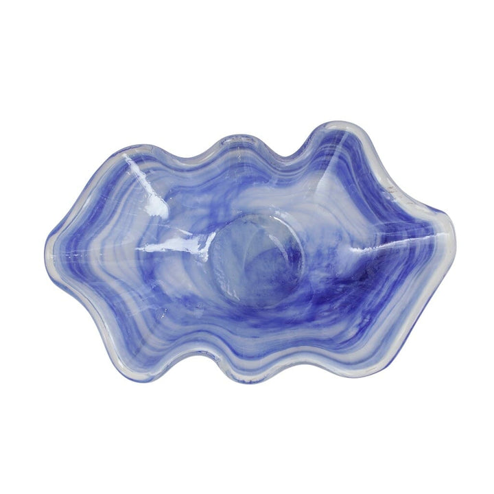 Vietri Onda Glass Cobalt Large Bowl Dinnerware Vietri 