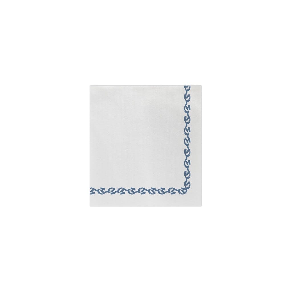 Vietri Papersoft Napkins Florentine Blue Cocktail Napkins Napkins Vietri 