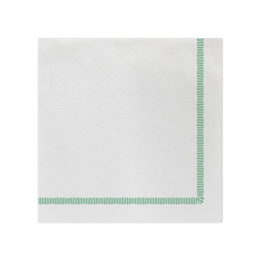 Vietri Papersoft Napkins Fringe Green Dinner Napkins Napkins Vietri 