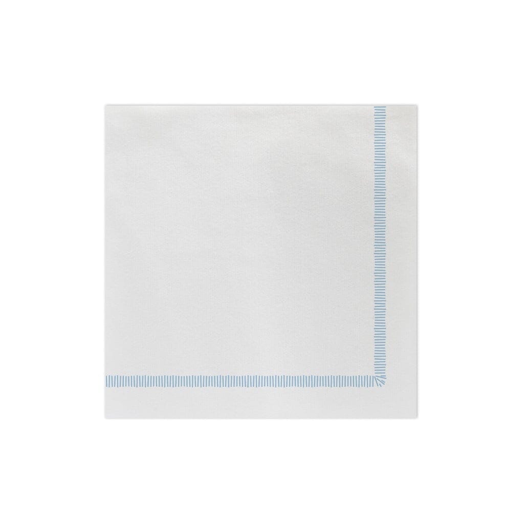 Vietri Papersoft Napkins Fringe Light Blue Dinner Napkins Napkins Vietri 