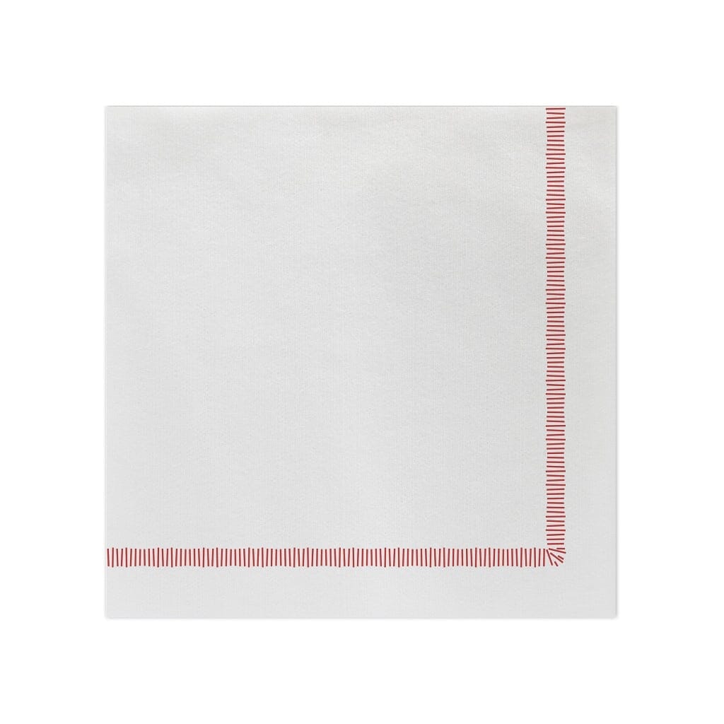 Vietri Papersoft Napkins Fringe Red Dinner Napkins Napkins Vietri 