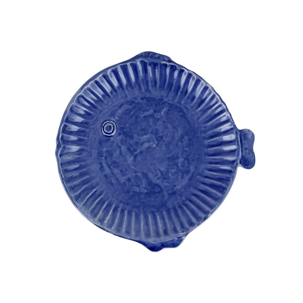 Vietri Pesce Serena Cobalt Salad Plate Dinnerware Vietri 