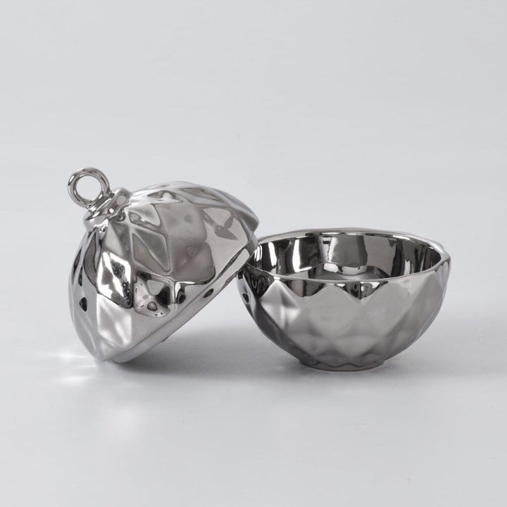 Pampa Bay Small Ornament Bowl - Silver Bowls Pampa Bay 