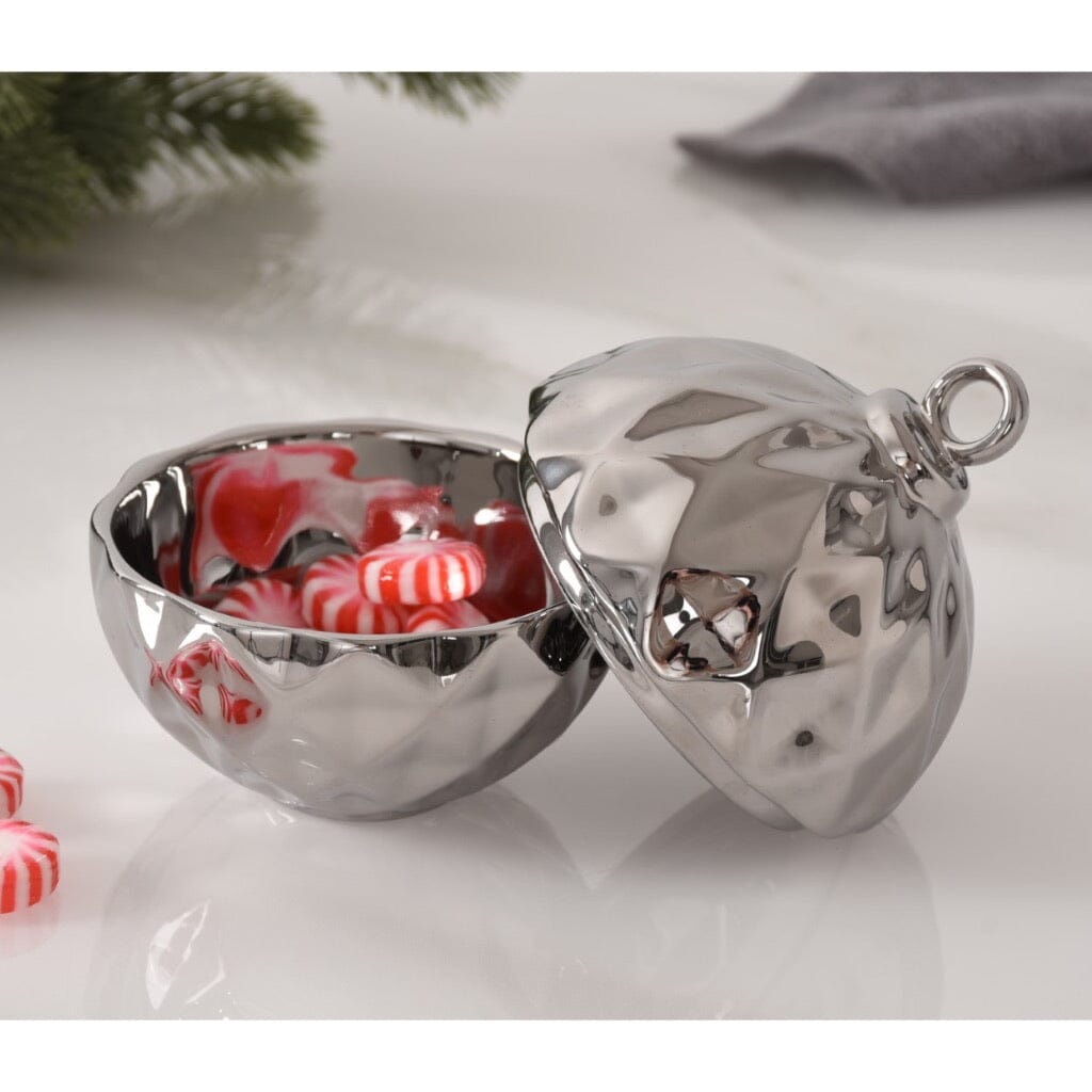 Pampa Bay Small Ornament Bowl - Silver Bowls Pampa Bay 