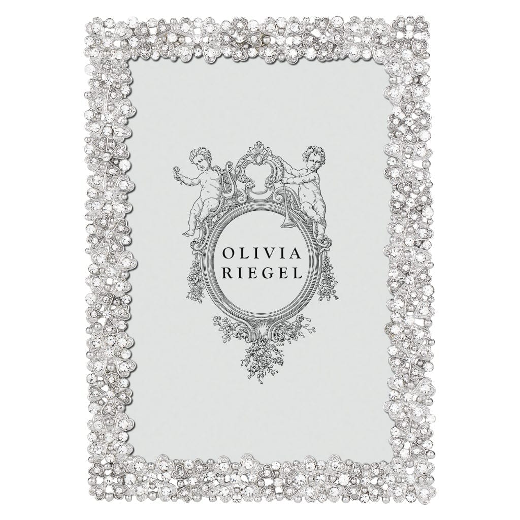 Olivia Riegel Silver Evie 4" x 6" Frame Picture Frames Olivia Riegel 