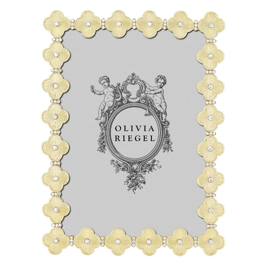 Olivia Riegel Gold Clover 5" x 7" Frame Picture Frames Olivia Riegel 