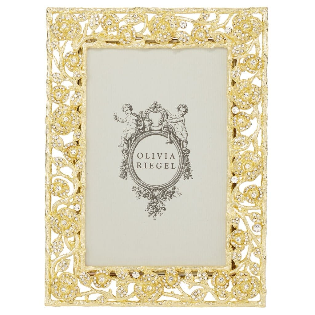 Olivia Riegel Gold Ellarose 4" x 6" Frame Picture Frames Olivia Riegel 