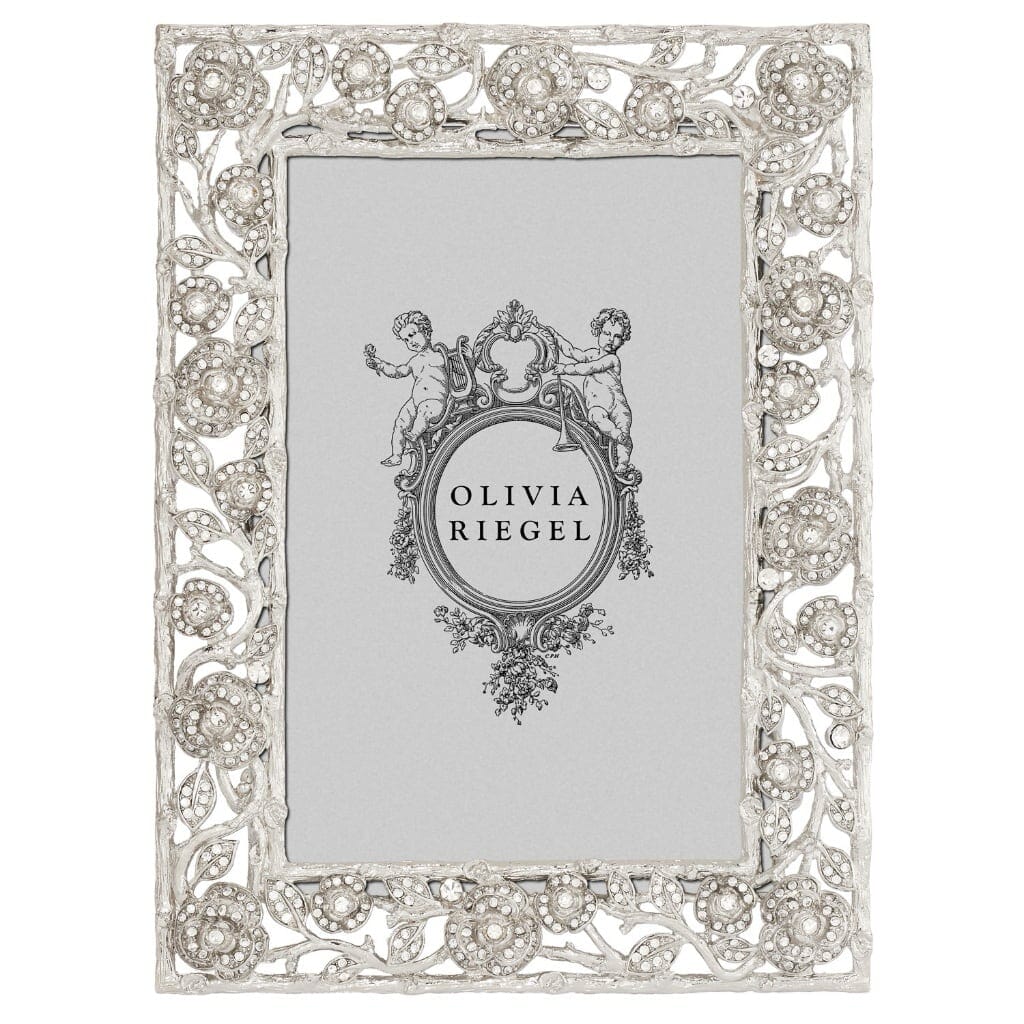 Olivia Riegel Silver Ellarose 4" x 6" Frame Picture Frames Olivia Riegel 