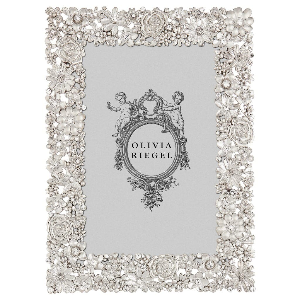 Olivia Riegel Silver Everleigh 4" x 6" Frame Picture Frames Olivia Riegel 